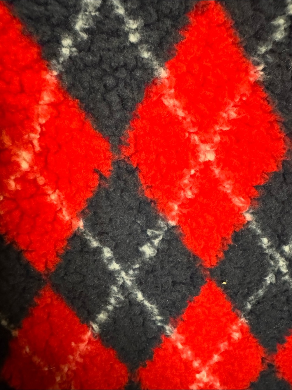 Tommy Hilfiger Red and Black Argyle Button Cardigan - Picture 8 of 8